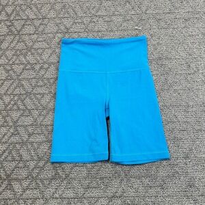 Athleta Ultra High Rise Elation 7" Short‎ XXS Bike Shorts Blue Activewear